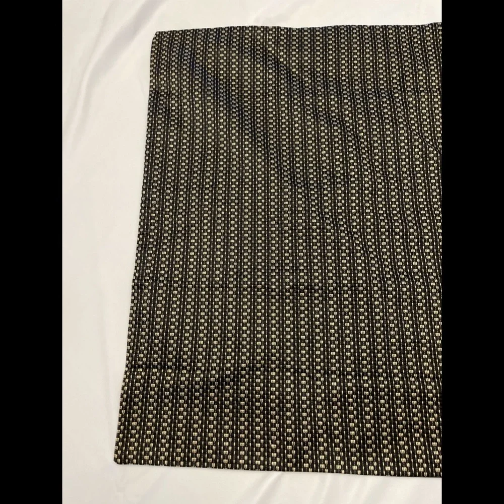 NWD‎ Hotel Collection Linear Chevron (1) European Euro Case Sham in Black